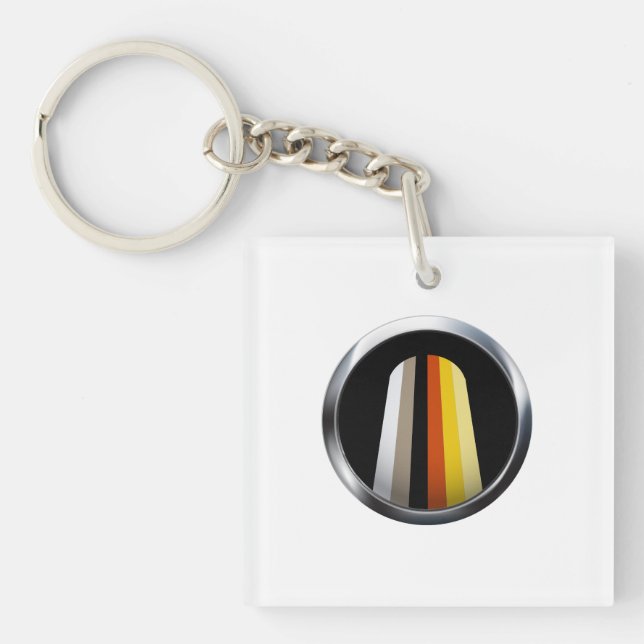 Porte-clefs Fierté des Cheveux Longs (Devant)