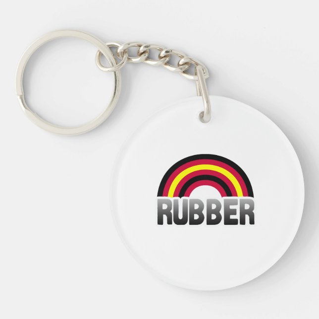 Porte-clefs Fierté en latex (Devant)
