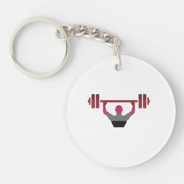 Porte-clefs Fierté musculaire (Devant)