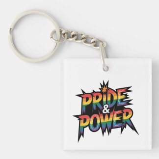 Porte-clefs Fierté & Puissance LGBTQ