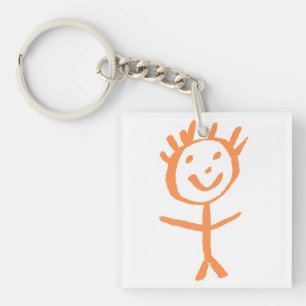 Porte-clefs figurine humaine