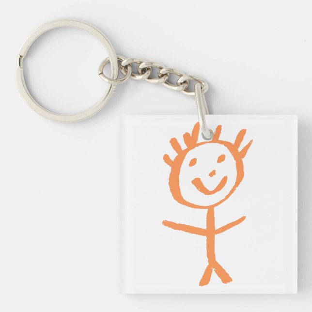 Porte-clefs figurine humaine (Devant)