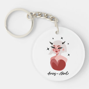 Porte-clefs Fille Aries