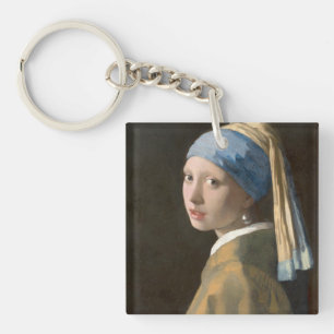 Porte-clefs Fille avec une oreille perle