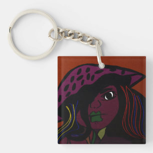 Porte-clefs Fille Champignon