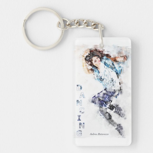 Porte-clefs Fille dansante 2 (Devant)