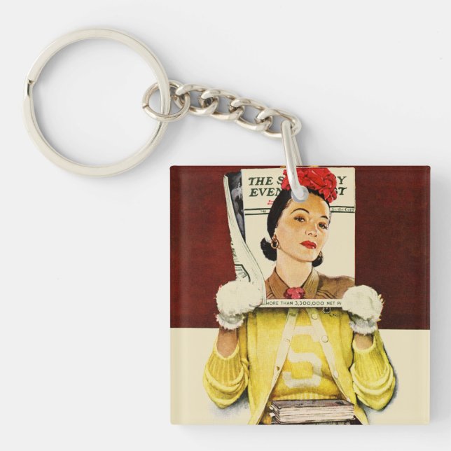Porte-clefs Fille de couverture (Devant)