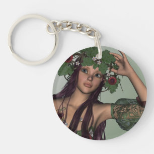 Porte-clefs Fille d'été