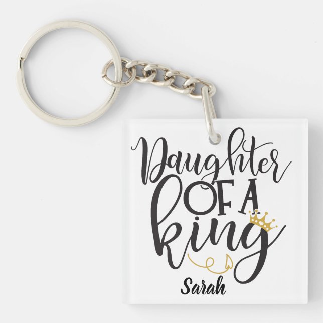 Porte-clefs Fille d'un roi  (Devant)