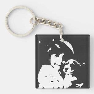 Porte-clefs Fille, enfant, animal