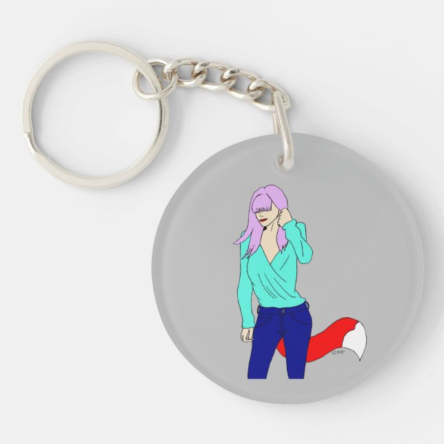 Porte-clefs fille foy (Devant)