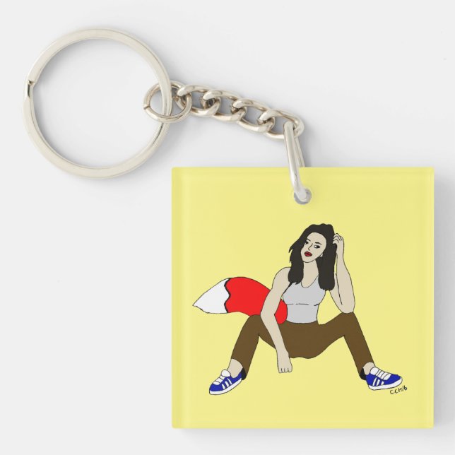 Porte-clefs fille foy (Devant)