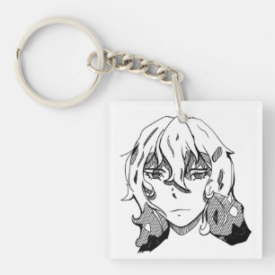 Porte-clefs Fille lineart