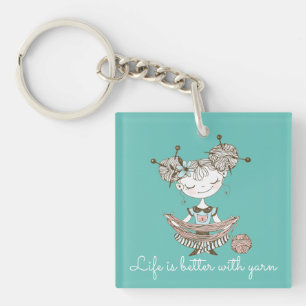 Porte-clefs Fille Louveuse de Fils Whimsical