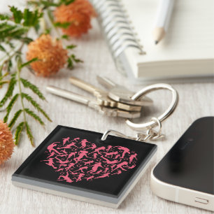 Porte-clefs Filles Coeur de football - Joueuses