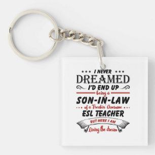 Porte-clefs Fils En Droit De L'Enseignant Awesome ESL