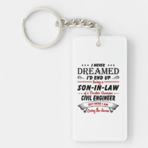 Porte-clefs Fils En Droit De L'Ingénieur Civil Awesome