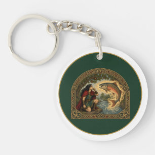 Porte-clefs Finn et le Saumon de la Connaissance