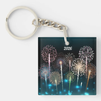 Porte-clefs  Fireworks Happy New Year 2026