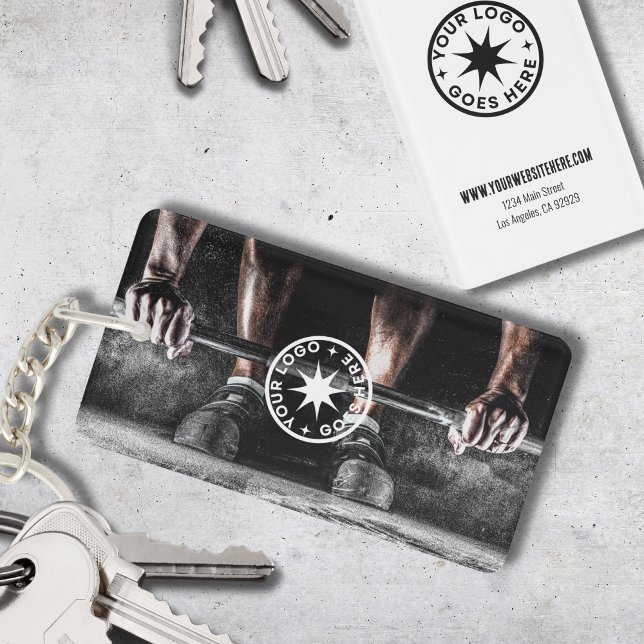 Porte-clefs Fitness Personal Trainer Salle de gym (Fitness Exercise Weightlifter Personal Trainer Gym Keychain)