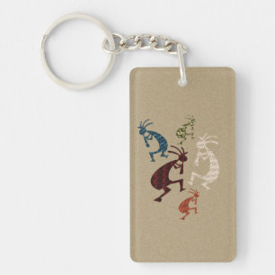 Porte-clefs Five Kokopelli