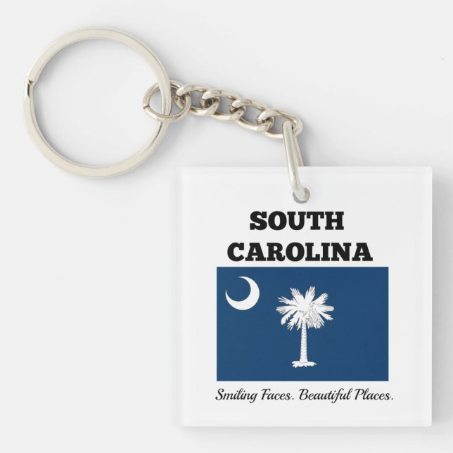 Porte-clefs Flag of South Carolina (Devant)