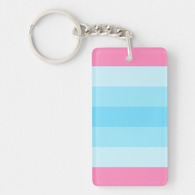 Porte-clefs Flag transmasculine pride (Devant)