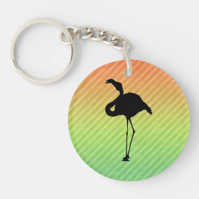 Porte-clefs Flamant rose (Devant)
