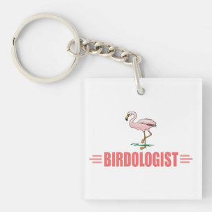 Porte-clefs Flamant Rose Amusing Ornithologie