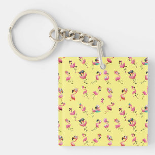 Porte-clefs Flamants roses