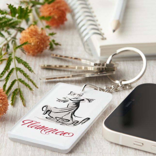 Porte-clefs Flamenco (Devant droit)