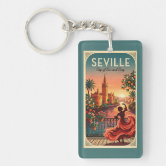Porte-clefs Flamenco du Crépuscule de Séville