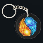 Porte-clefs Flames jumelles<br><div class="desc">Dédié à Csíllagom Csí Németh Marianna,  Orosháza</div>