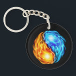Porte-clefs Flames jumelles<br><div class="desc">Dédié à Csíllagom Csí Németh Marianna,  Orosháza</div>