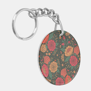 Porte-clefs fleur