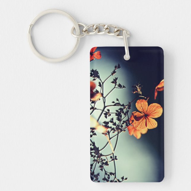 Porte-clefs Fleur automne (Devant)