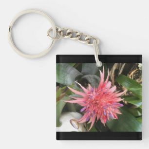 Porte-clefs Fleur de bromélie
