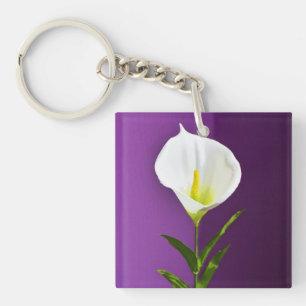 Porte-clefs Fleur de Cala Lily
