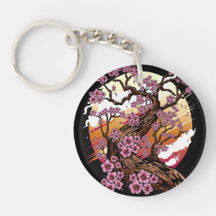 Porte-clefs Fleur de cerisier sauvage