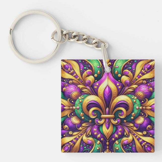Porte-clefs fleur de lis (Devant)