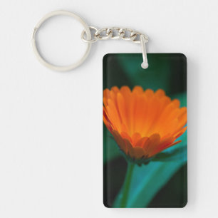 Porte-clefs Fleur de marguerite orange