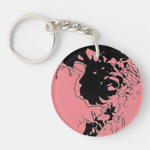Porte-clefs Fleur Doodle de MRNStudios