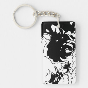 Porte-clefs Fleur Doodle de MRNStudios