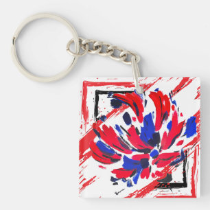 Porte-clefs Fleur éclatée