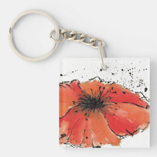 Porte-clefs Fleur en pleine floraison