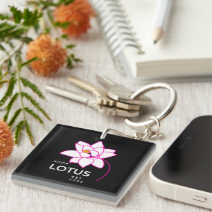 Porte-clefs Fleur LOTUS