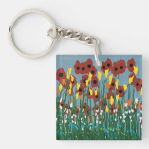 Porte-clefs Fleur sauvage