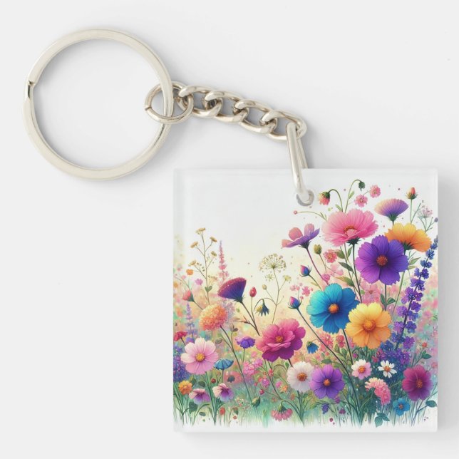 Porte-clefs Fleur sauvage Rhapsody (Devant)