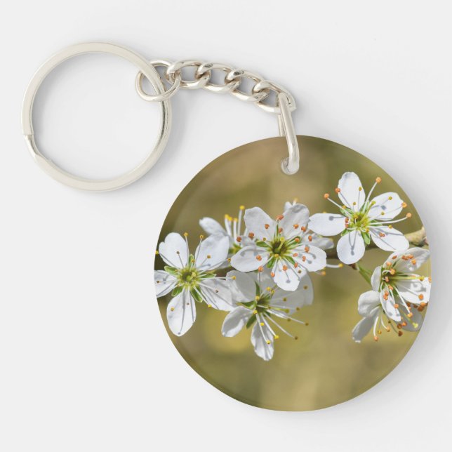 Porte-clefs Fleurs  (Devant)