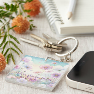 Porte-clefs Fleurs Cosmos et devis